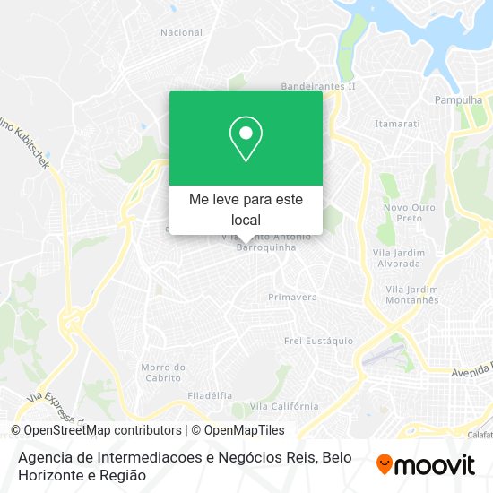 Agencia de Intermediacoes e Negócios Reis mapa