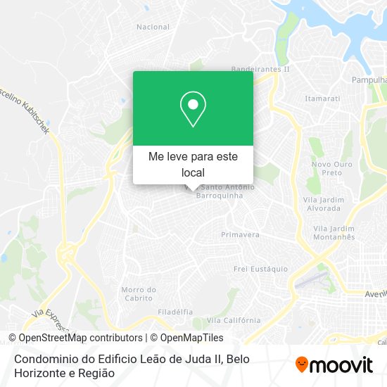 Condominio do Edificio Leão de Juda II mapa