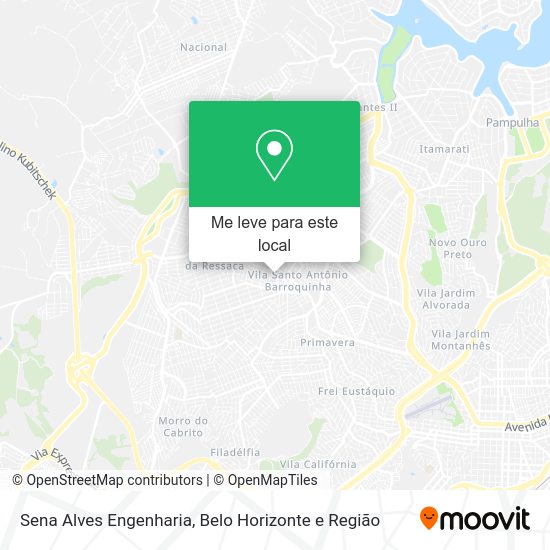 Sena Alves Engenharia mapa