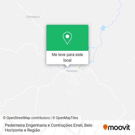 Pederneira Engenharia e Contruções Eireli mapa