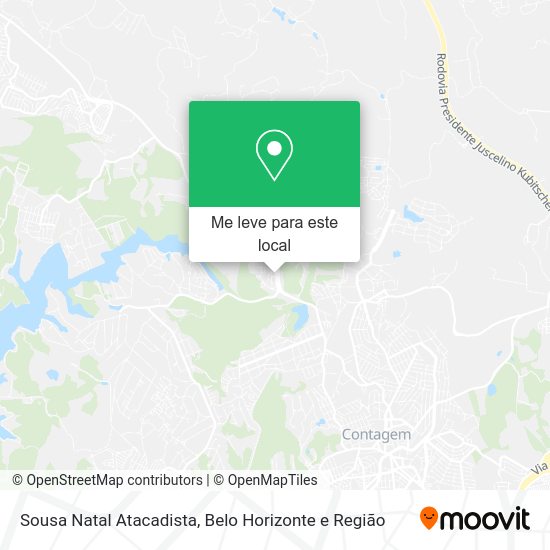 Sousa Natal Atacadista mapa