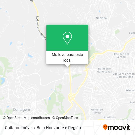 Caitano Imóveis mapa