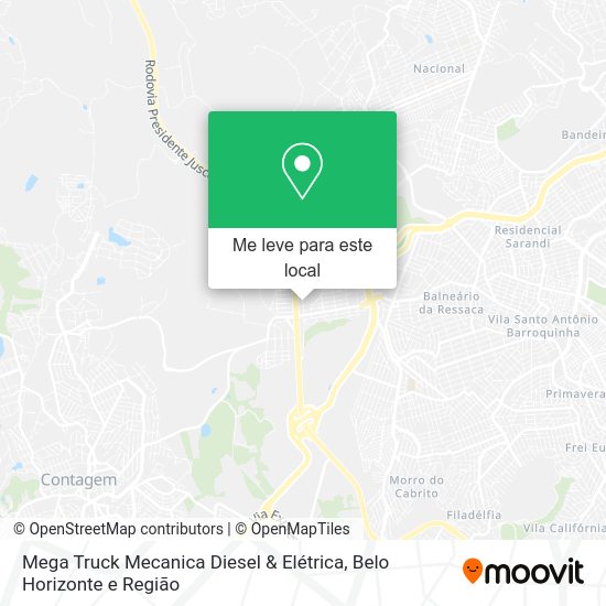 Mega Truck Mecanica Diesel & Elétrica mapa