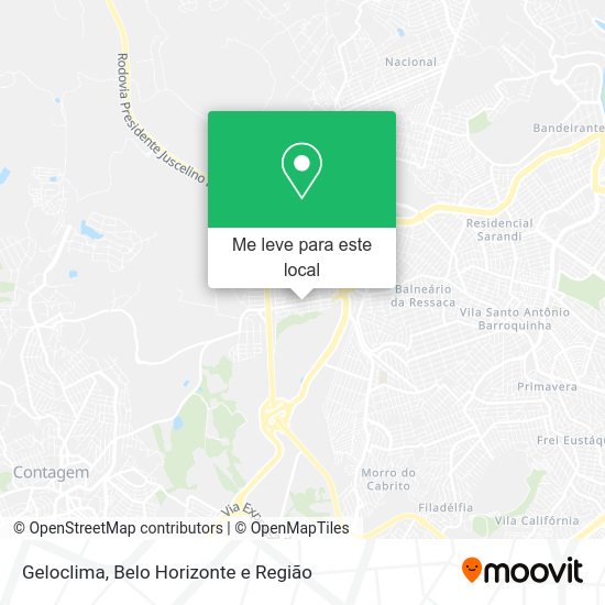 Geloclima mapa