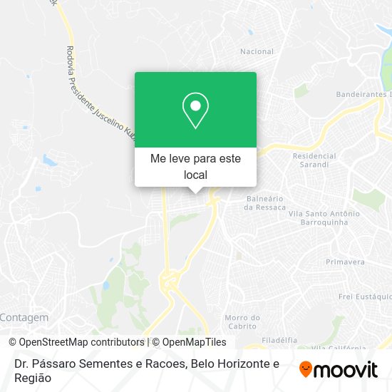 Dr. Pássaro Sementes e Racoes mapa