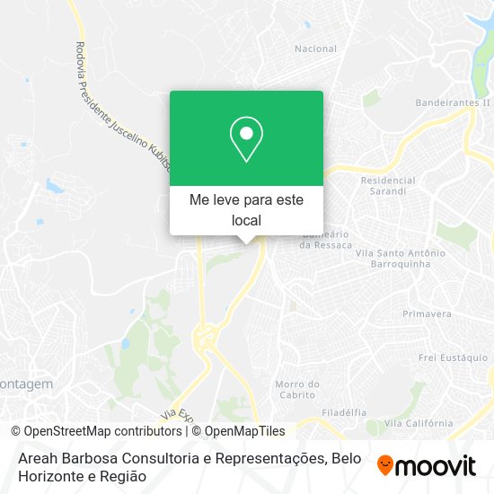 Areah Barbosa Consultoria e Representações mapa