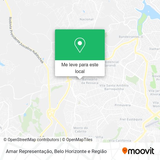 Amar Representação mapa