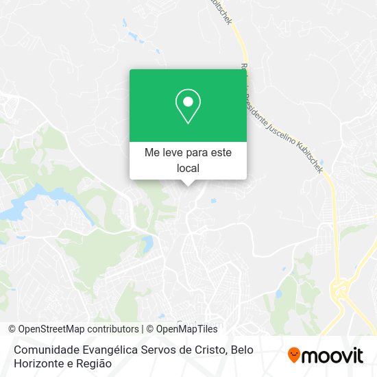 Comunidade Evangélica Servos de Cristo mapa