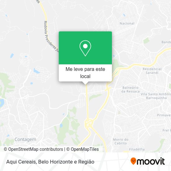 Aqui Cereais mapa