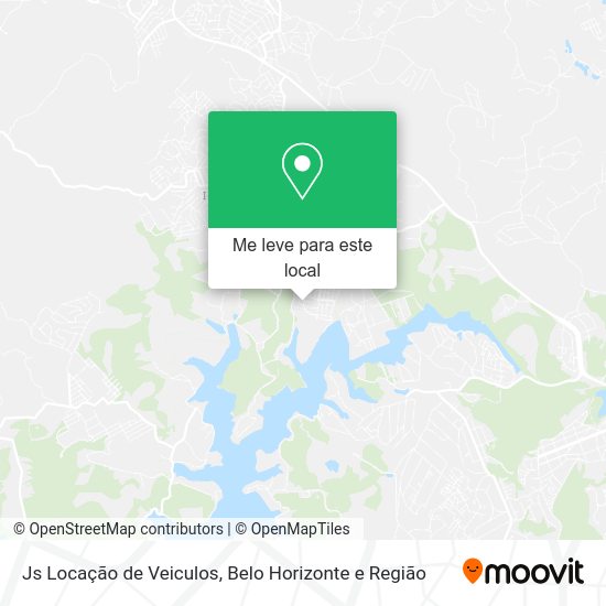 Js Locação de Veiculos mapa