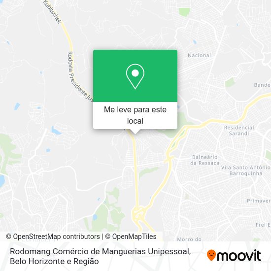 Rodomang Comércio de Manguerias Unipessoal mapa