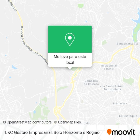 L&C Gestão Empresarial mapa