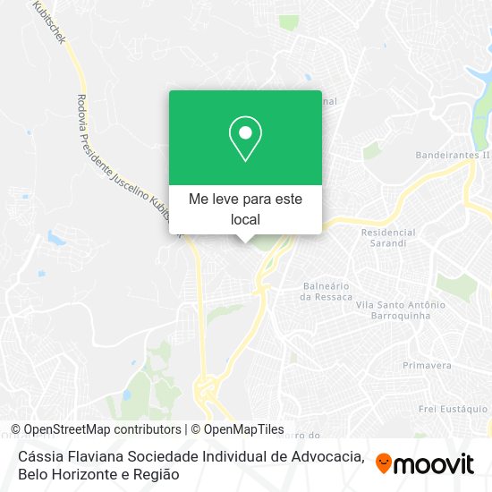 Cássia Flaviana Sociedade Individual de Advocacia mapa