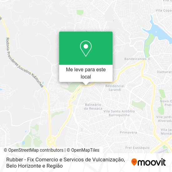 Rubber - Fix Comercio e Servicos de Vulcanização mapa