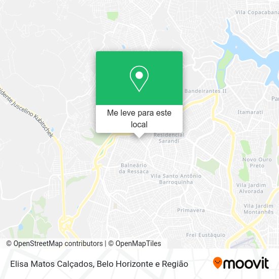 Elisa Matos Calçados mapa