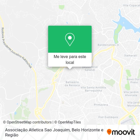 Associação Atletica Sao Joaquim mapa