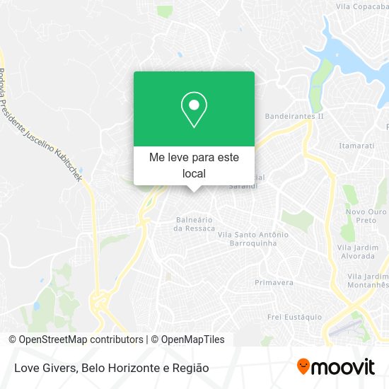 Love Givers mapa