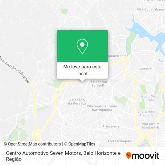 Centro Automotivo Seven Motors mapa