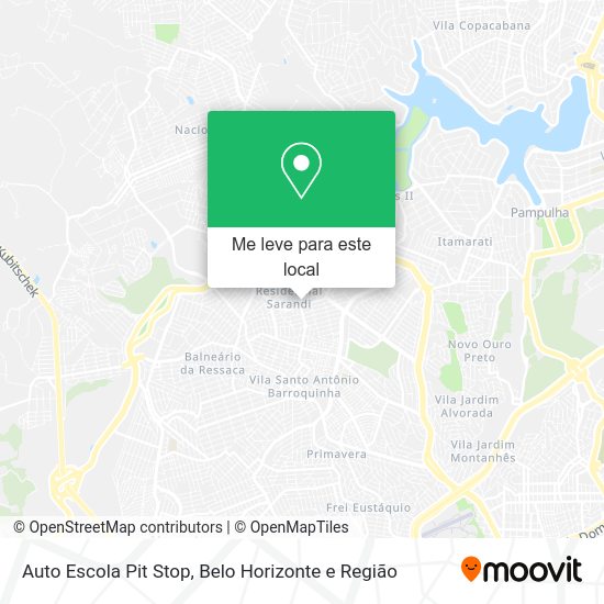 Auto Escola Pit Stop mapa