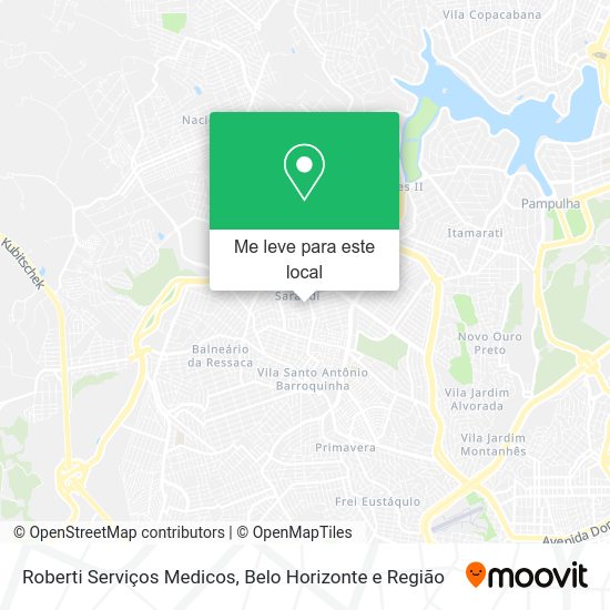 Roberti Serviços Medicos mapa