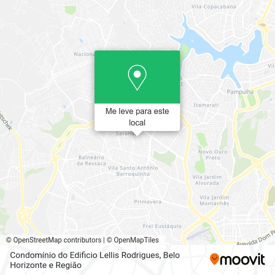 Condomínio do Edificio Lellis Rodrigues mapa