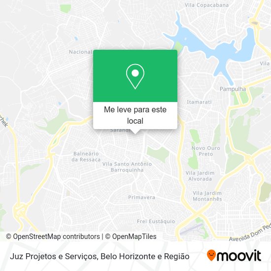 Juz Projetos e Serviços mapa