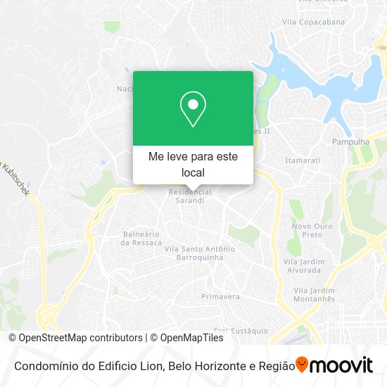 Condomínio do Edificio Lion mapa