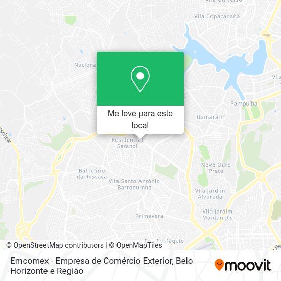 Emcomex - Empresa de Comércio Exterior mapa