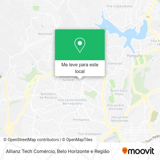 Allianz Tech Comércio mapa