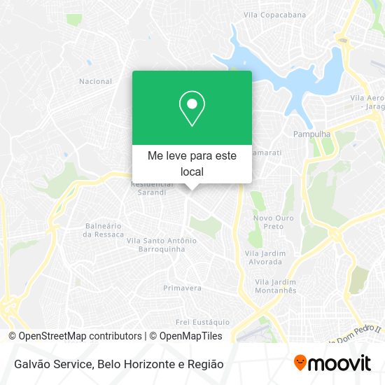 Galvão Service mapa