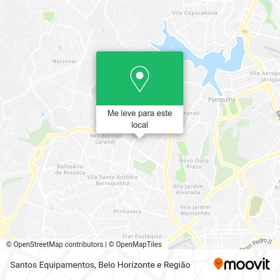 Santos Equipamentos mapa