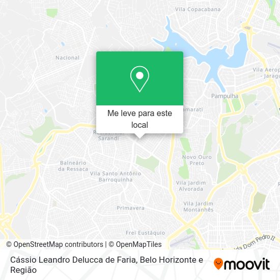 Cássio Leandro Delucca de Faria mapa