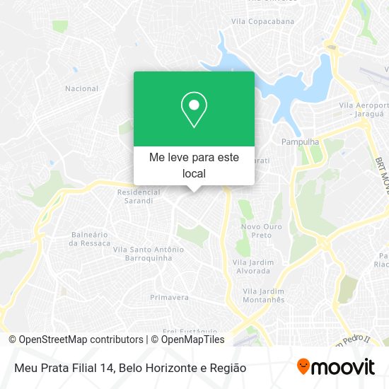 Meu Prata Filial 14 mapa