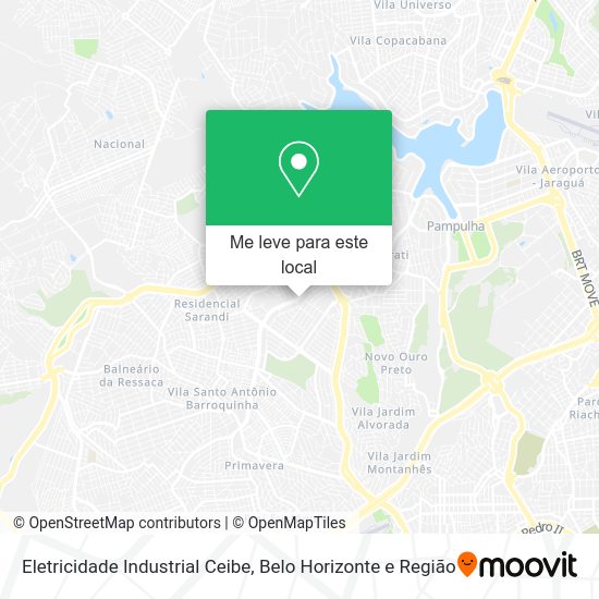 Eletricidade Industrial Ceibe mapa