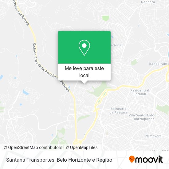 Santana Transportes mapa