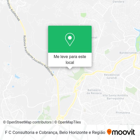 F C Consultoria e Cobrança mapa
