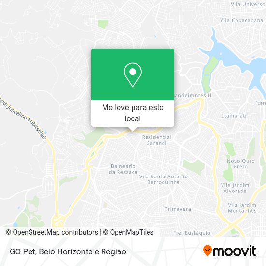 GO Pet mapa