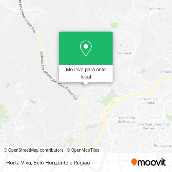 Horta Viva mapa