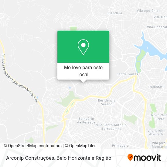 Arconip Construções mapa