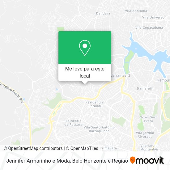 Jennifer Armarinho e Moda mapa