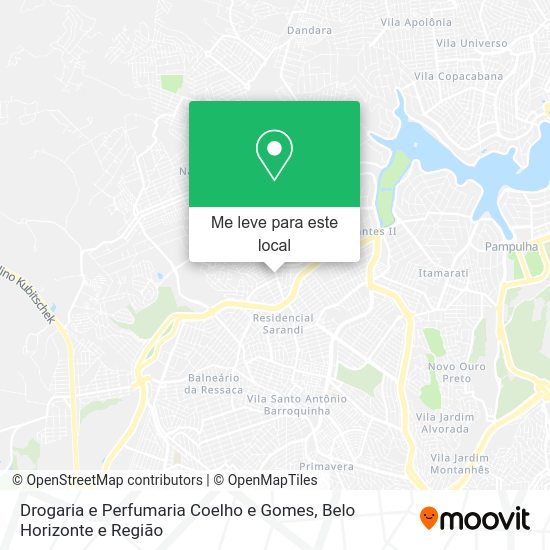 Drogaria e Perfumaria Coelho e Gomes mapa