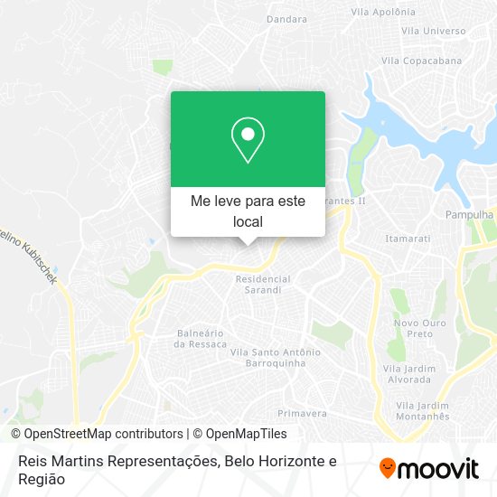 Reis Martins Representações mapa