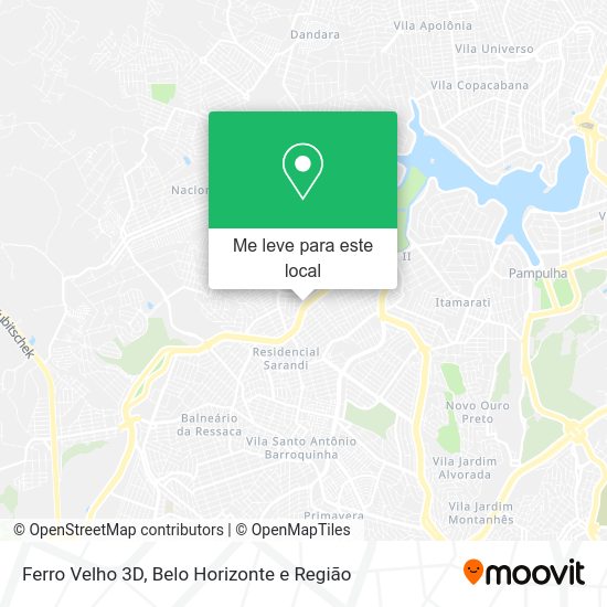 Ferro Velho 3D mapa