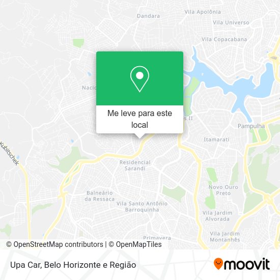 Upa Car mapa