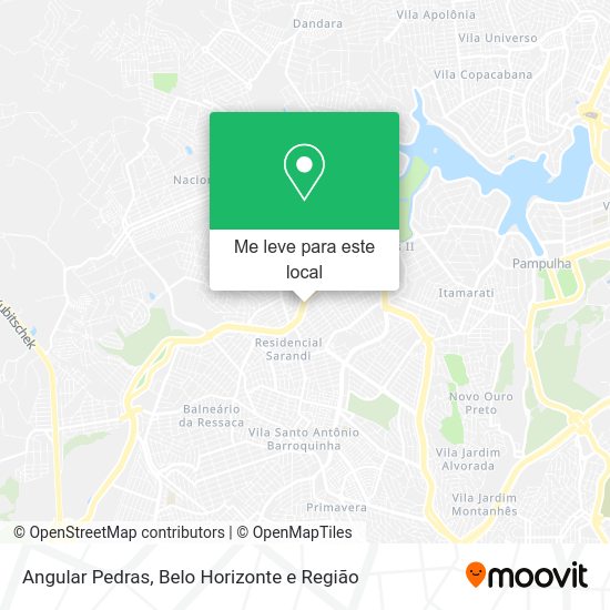 Angular Pedras mapa