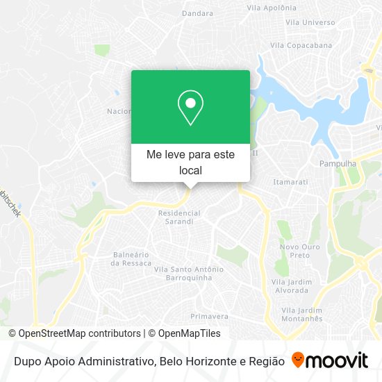 Dupo Apoio Administrativo mapa