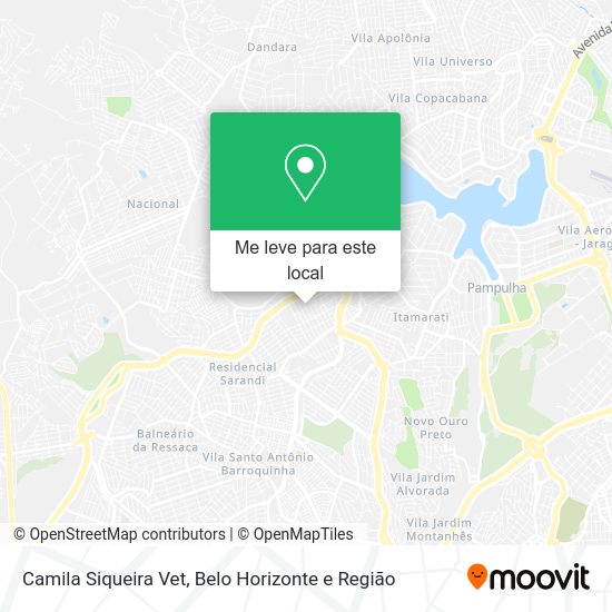 Camila Siqueira Vet mapa