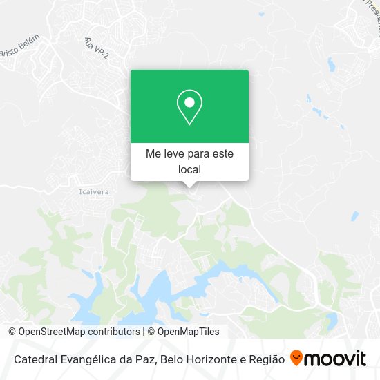 Catedral Evangélica da Paz mapa