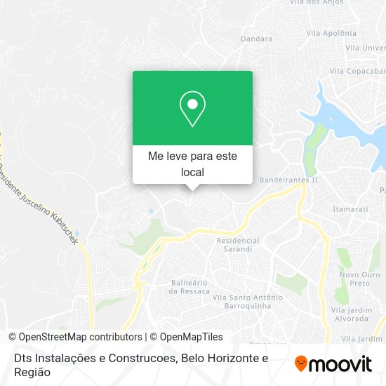 Dts Instalações e Construcoes mapa
