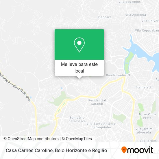 Casa Carnes Caroline mapa